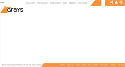 Desktop Screenshot of grays-hockey.com